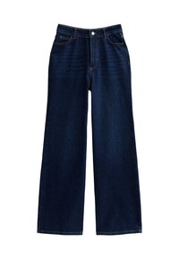 ADALAE HIGH-WAIST WIDE LEG - Wide leg - blue