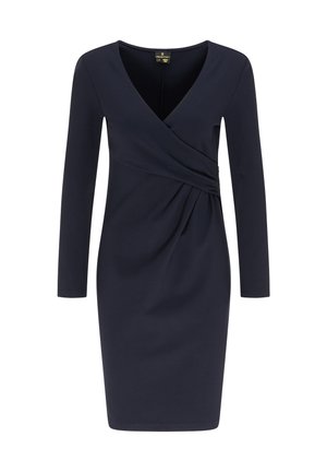 DreiMaster, DREIMASTER DRAPIERTES KLEID - Robe fourreau - marine