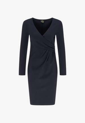 DreiMaster, DREIMASTER DRAPIERTES KLEID - Robe fourreau - marine