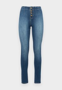 ONLWAUW LANK  - Kitsa lõikega teksad - dark blue denim