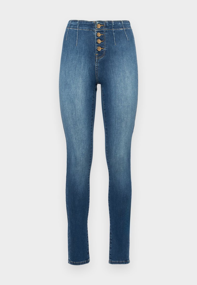 Only Jeans Skinny Fit donkerblauw denim