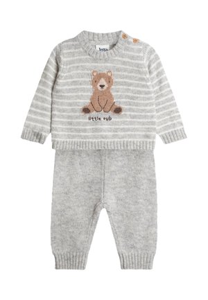 JoJo Maman Bébé REGULAR FIT - SET   - Strickpullover - grey