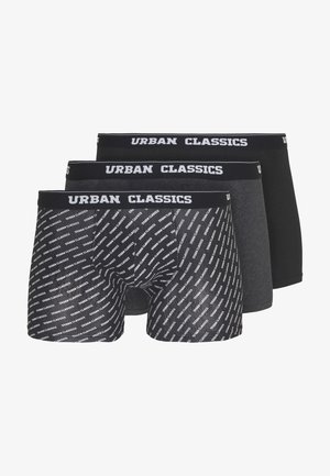 SHORTS 3 PACK - Trumpikės - black / charcoal