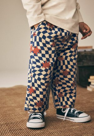 Next, Jean droit - multi checkerboard star