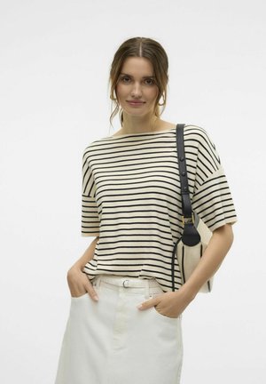 VMPEONI - T-shirt imprimé - birch