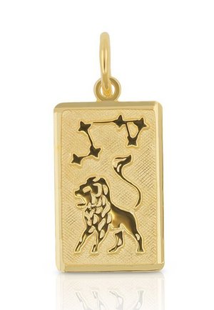 STERNZEICHEN LÖWE - Ciondolo - gold-coloured