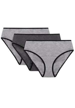 3-PACK - Trusser - black elastic grey graphite grey