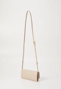 Pinko LOVE TINY BIRDS WALLET LOGO - Peňaženka - beige/smoke grey/antique gold-coloured