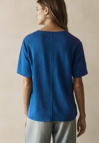 Next CREW NECK SHORT SLEEVE - Základné tričko - blue