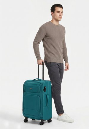 smartbox, EDITION 04 4 ROLLEN TROLLEY 67 CM MIT DEHNFALTE UNISEX - Trolley - petrol