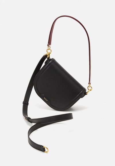 Bally CODE FLAP CROSSBODY - Borsa a tracolla - black/oro