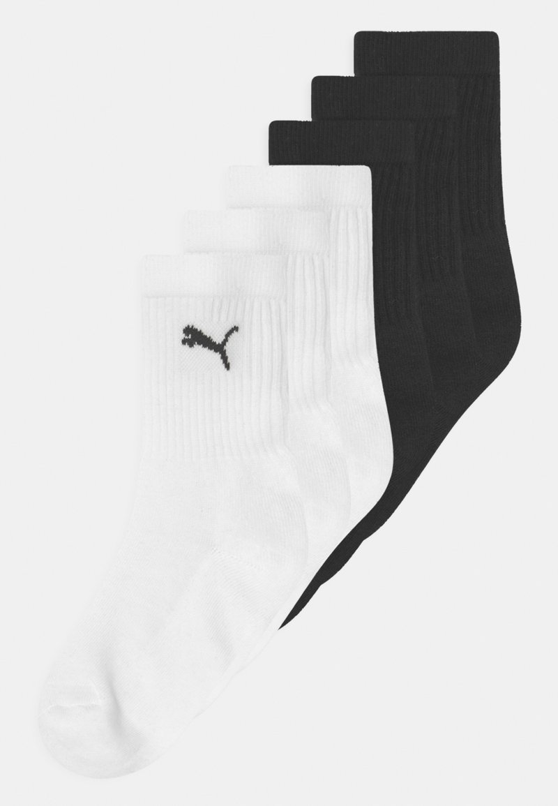 Puma - JUNIOR CREW 6 PACK UNISEX - Socks - black/white, Enlarge