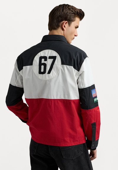 Polo Ralph Lauren RACING OVERSHIRT - Lett jakke - black