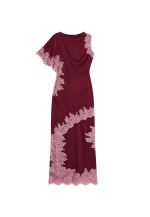 Never Fully Dressed, BURGUNDY AND PINK - Robe longue - red