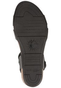 Cosmos Comfort Sandály na platformě - schwarz
