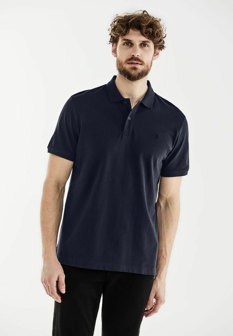 Street One MEN BASIC - Polo - blau