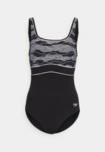 Speedo ECLIPSE - Badeanzug - black/white/schwarz - Zalando.ch