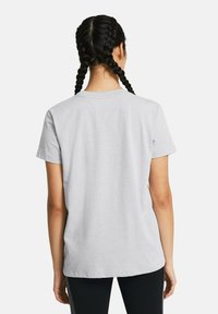Under Armour RIVAL CORE - Camiseta básica - mod gray light heather