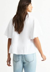 New Look DROP HEM - Bluse - white