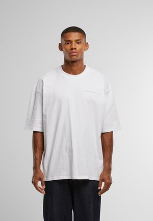 LOGO TEE - T-shirt basic - white light grey gum