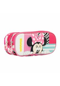 Karactermania MINNIE MOUSE SPRING 3D DOUBLE - Estuche escolar - white-pink