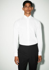 Next REGULAR FIT SET - Camisa - white white bow