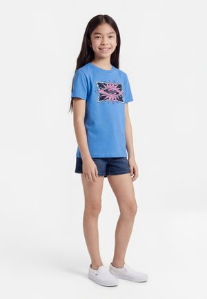 Quiksilver STARFISH STAMP UNISEX - T-Shirt print - blue
