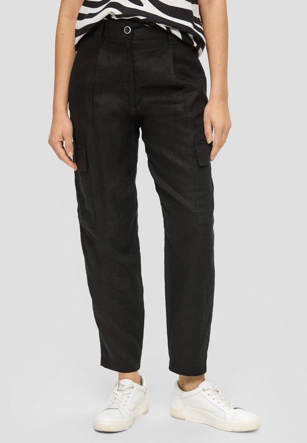 MIT TASCHEN - Cargohose - schwarz