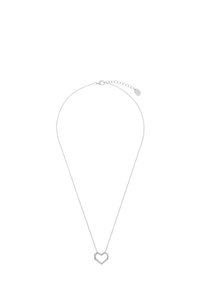 HERZ - Halskette - silberfarben