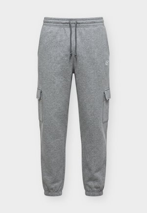 Under Armour, RIVAL CARGO - Pantalon de survêtement - castlerock light heather/white