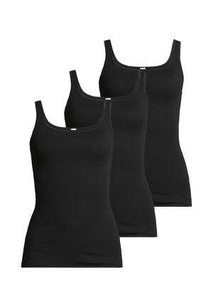3 PACK - Unterhemd/-shirt - schwarz