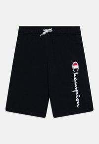 Champion - ICONS BERMUDA LARGE LOGO UNISEX - Pantalones deportivos - navy Imagen en miniatura 1