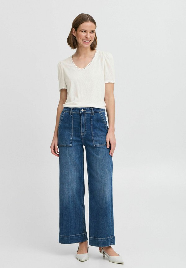 BYSTEPHANIE - Print T-shirt - marshmallow