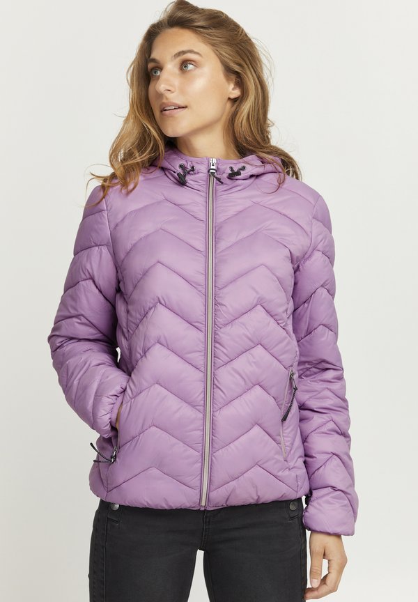 FRPadma - Winter jacket - smoky grape2
