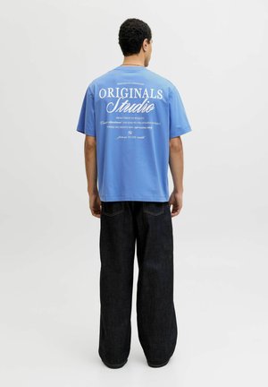 JORNORREBRO TYPO TEE CREW NECK - T-shirts print - marina