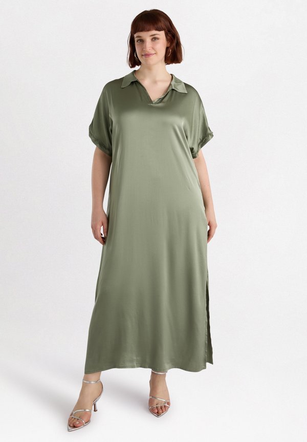 Maxikleid - verde militare