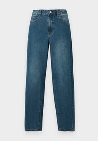 OBJMIU ZOE BARREL ANKLE  - Jean boyfriend - medium blue denim