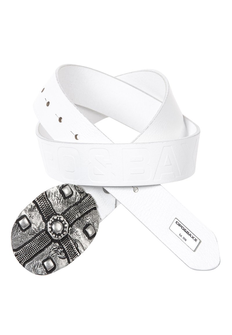 Herren Gürtel klassisch | Cipo & Baxx Gürtel white/weiß - OJ43907 Herren Gürtel klassisch | Cipo & Baxx Gürtel white/weiß - OJ43907