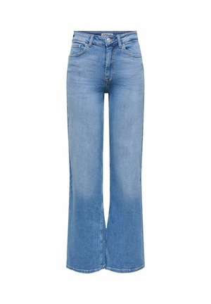 ONLY, WIDE-FIT JEANS ONLJULLES HIGH WAIST WIDE LEG FIT JEANS - Coupe large - medium blue denim