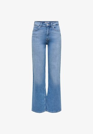 ONLY, WIDE-FIT JEANS ONLJULLES HIGH WAIST WIDE LEG FIT JEANS - Coupe large - medium blue denim