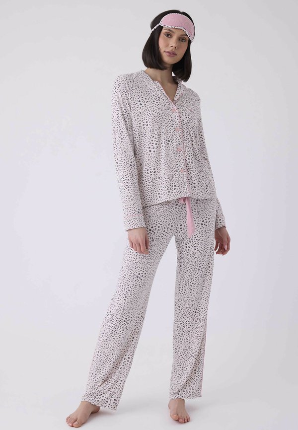 SET - Nachtwäsche Set - camel