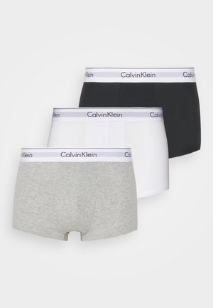 LOW RISE TRUNK MODERN STRETCH 3 PACK - Boxer brief - black/white/grey heather