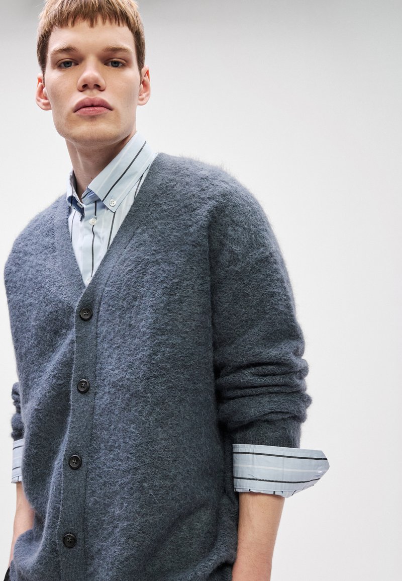 Calvin Klein CARDIGAN - Cardigan - harlem night blue