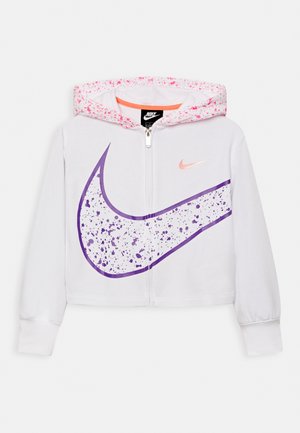 SPLATTER FULL ZIP HOODY - Sweatjacke - white
