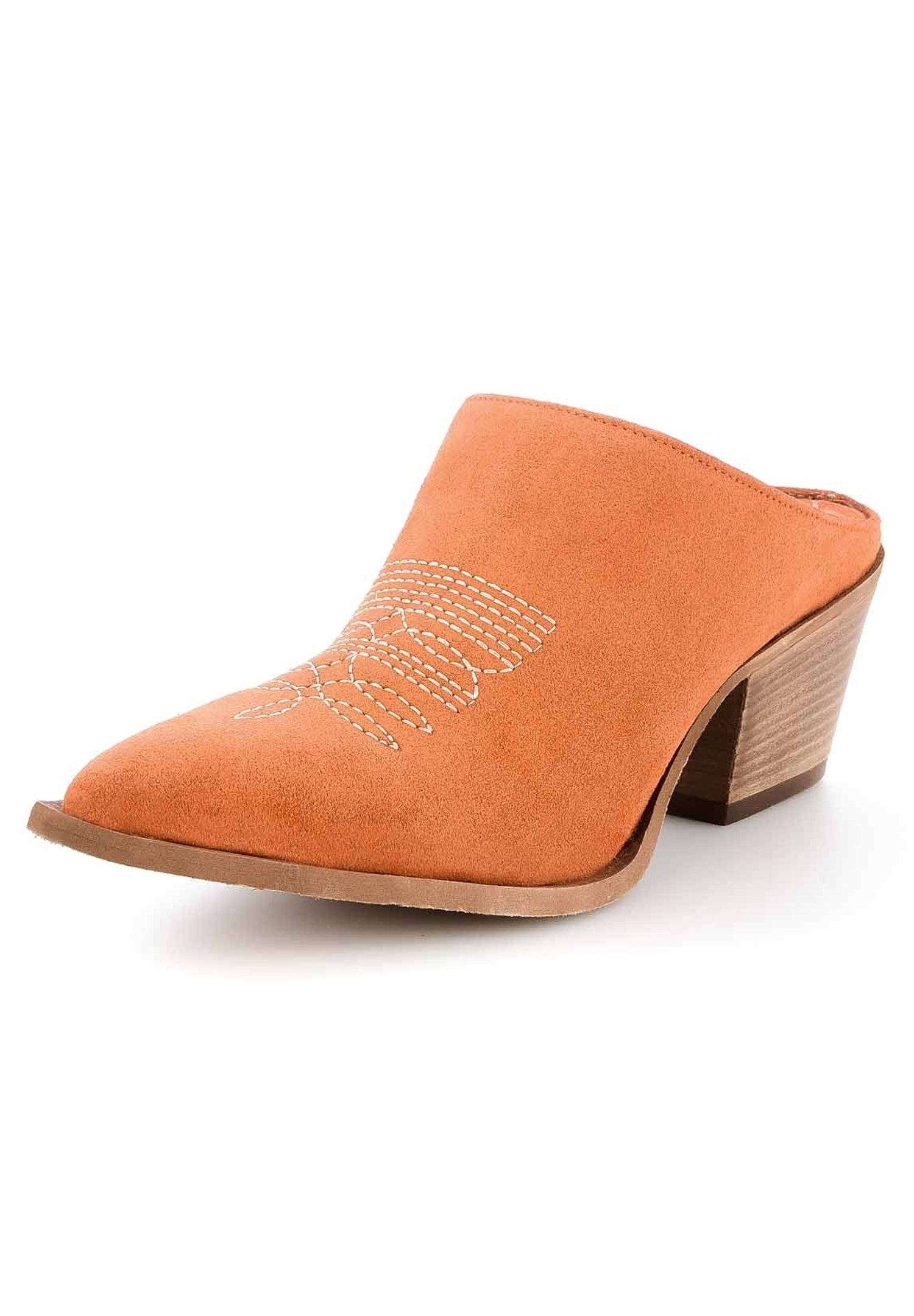 PRIMA MODA RIPE - Muiltjes met hak - orange/oranje - Zalando.nl
