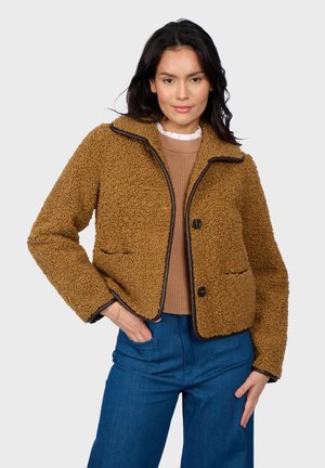 BONNIE - Fleecejacke - tobacco