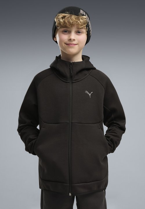 PUMA PUMATECH ELEVATED KAPUZENJACKE - Zip-up sweatshirt - black — photo 2