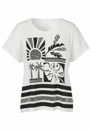 DAMEN - Print T-shirt - weiß