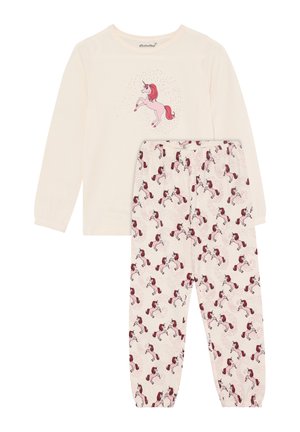 LONG SLEEVE SET ALL OVER PRINT - Pyjama - white swan