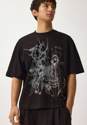 House, MEN`S T-SHIRT - Tričko s potlačou - black